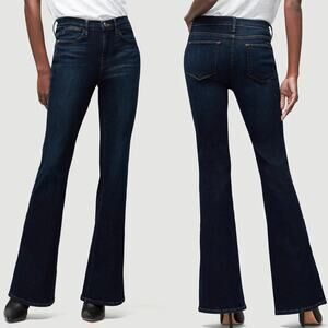 NWT Frame Le High Flare High Rise Skinny Flare Dark Wash Denim Comfort Jeans 28